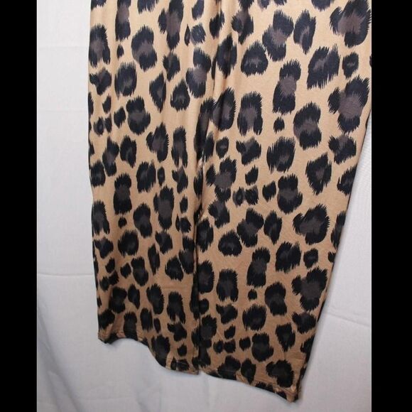 80s Inspired Leopard Print Sheath Dress - Picture 5 of 6